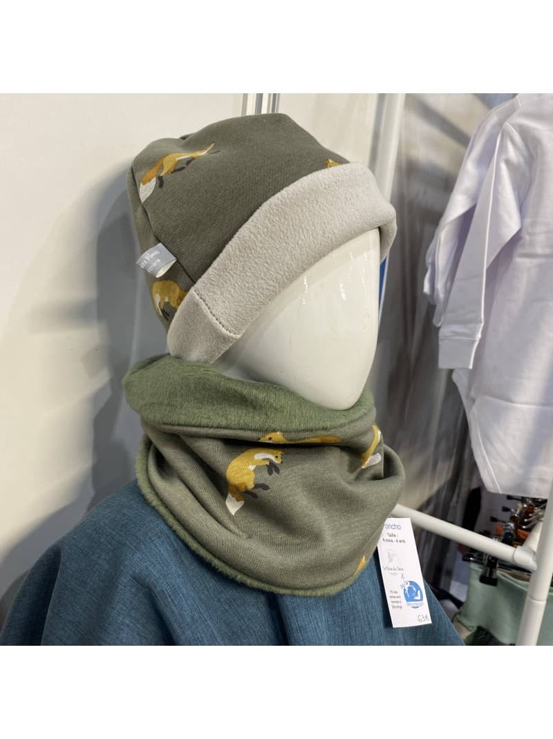 Snood et Beanie Foxy 2 - 5 ans Snood + Beanie