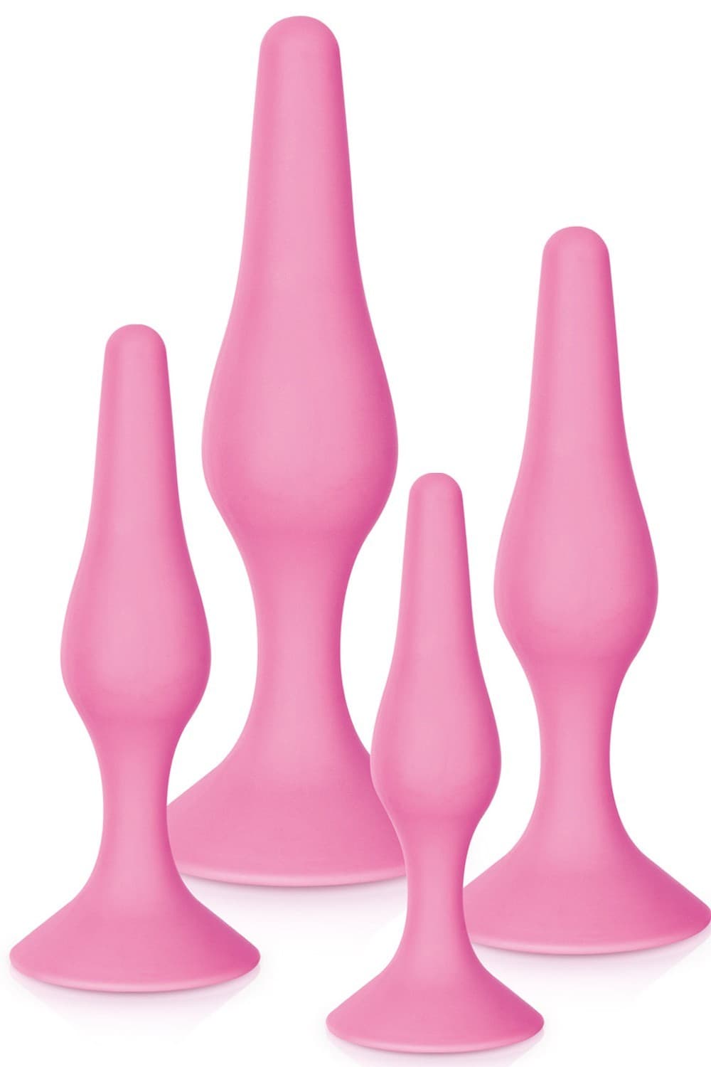 Coffret 4 plugs plaisir anal roses