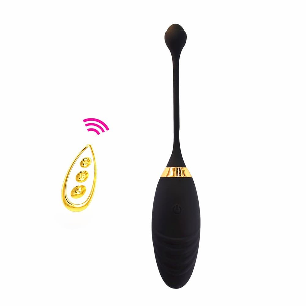 Ĺ’uf vibrant noir avec 10 modes de vibration et 6 vitesses par mode