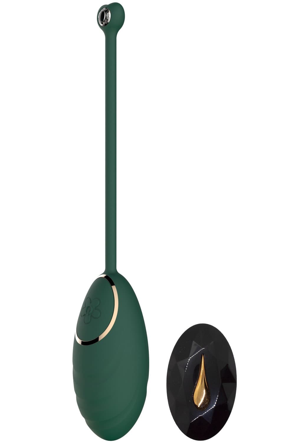 Œuf vibrant Vert Emeraude avec télécommande DAISY USB