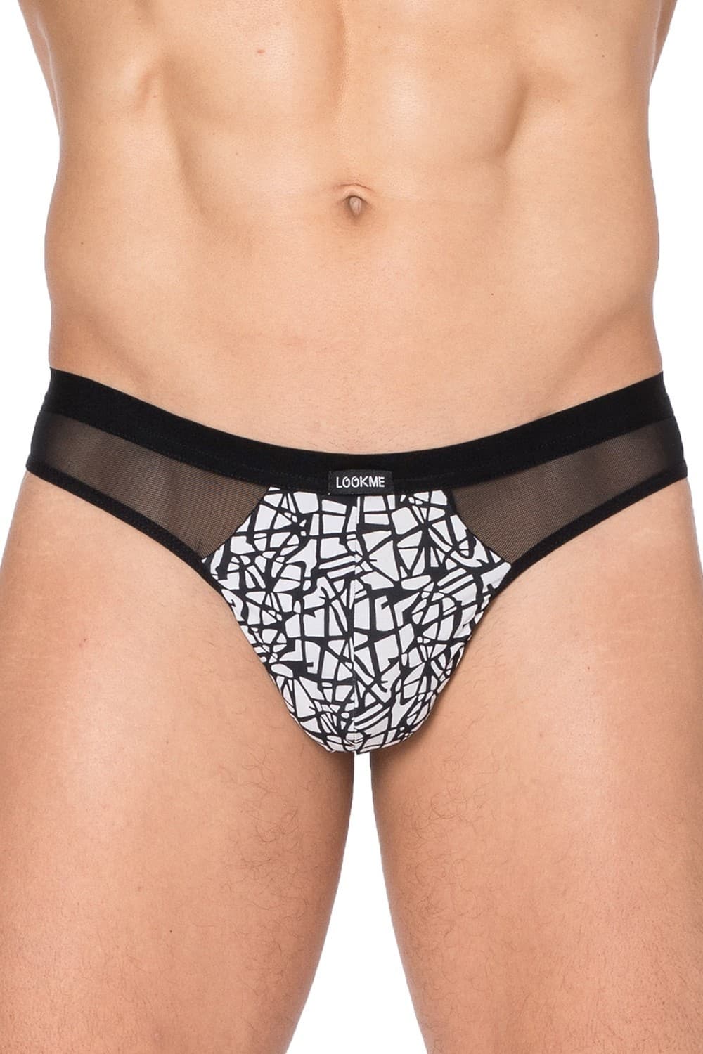 String imprimé noir et blanc New Look