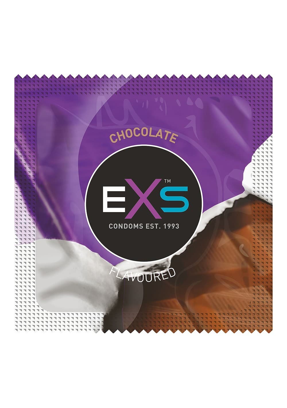 Préservatifs x2 lubrifiés en latex goût chocolat