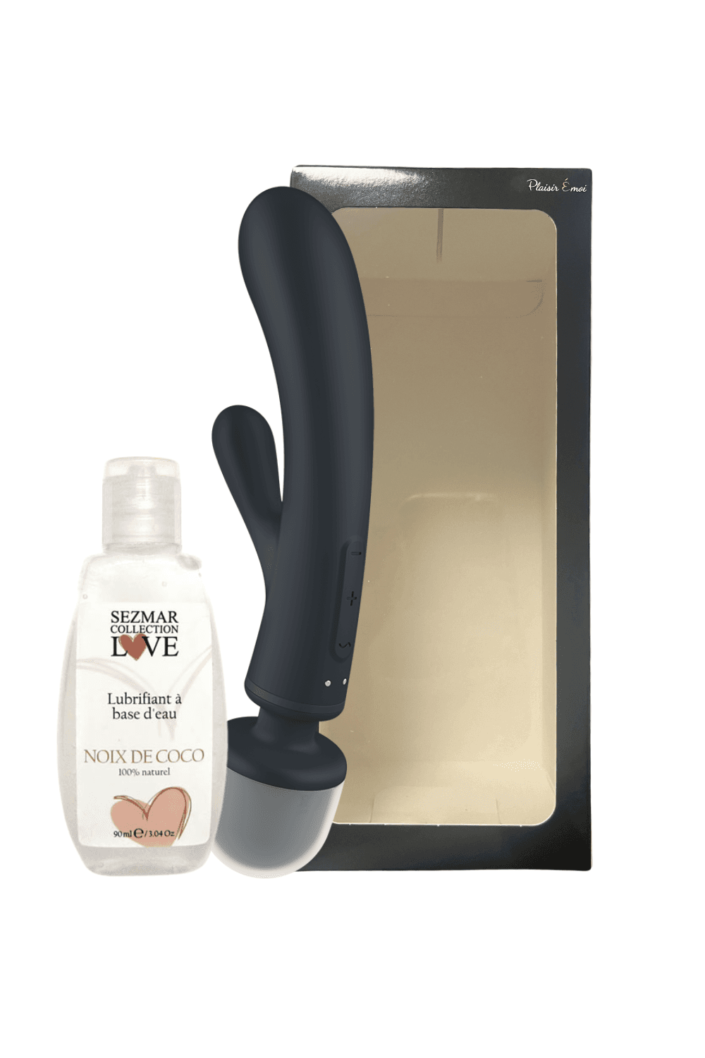 Offre duo Vibromasseur 2en1 + Lubrifiant 90ML