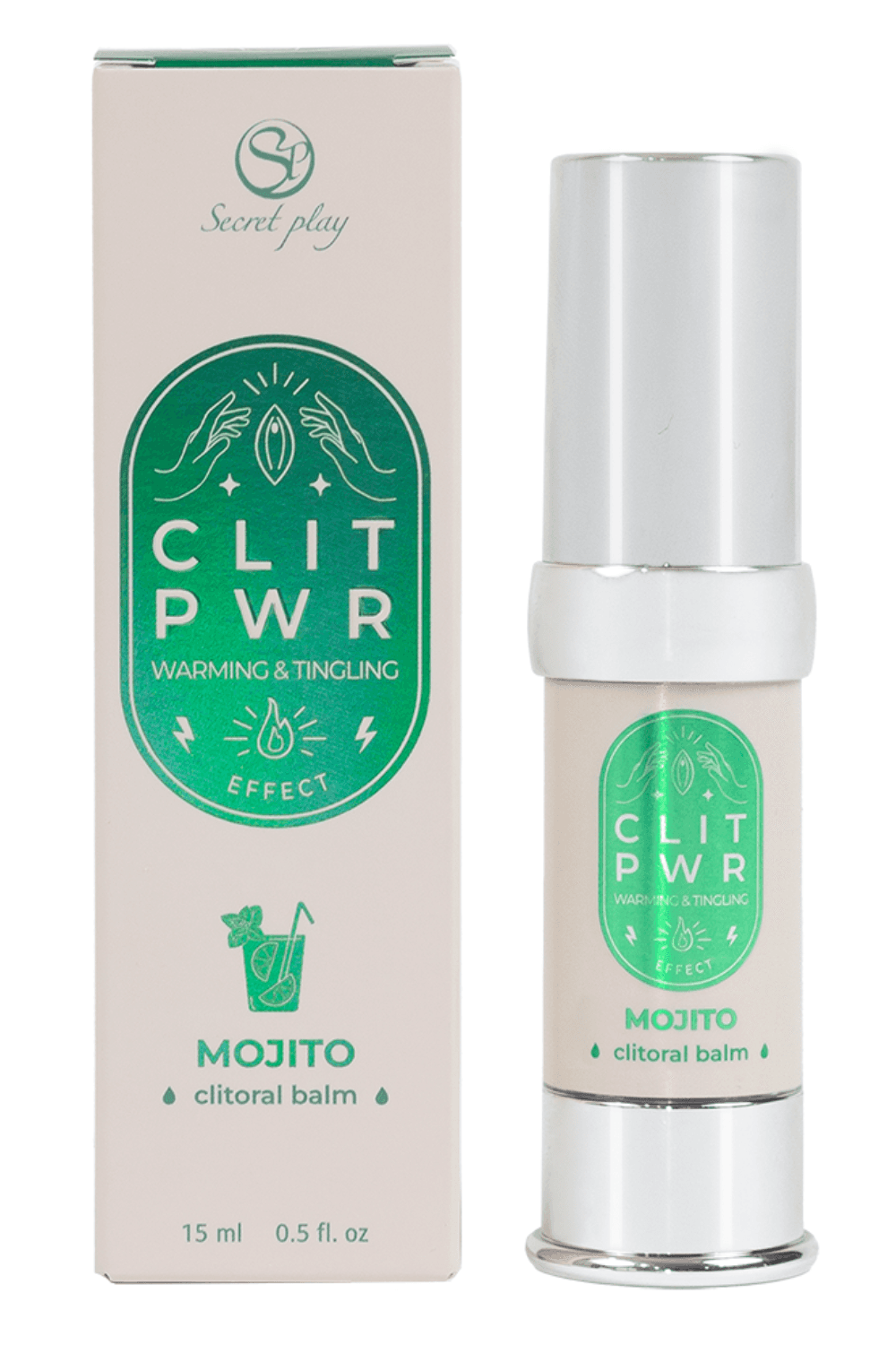 Baume stimulant chauffant pour clitoris Mojito 15ml