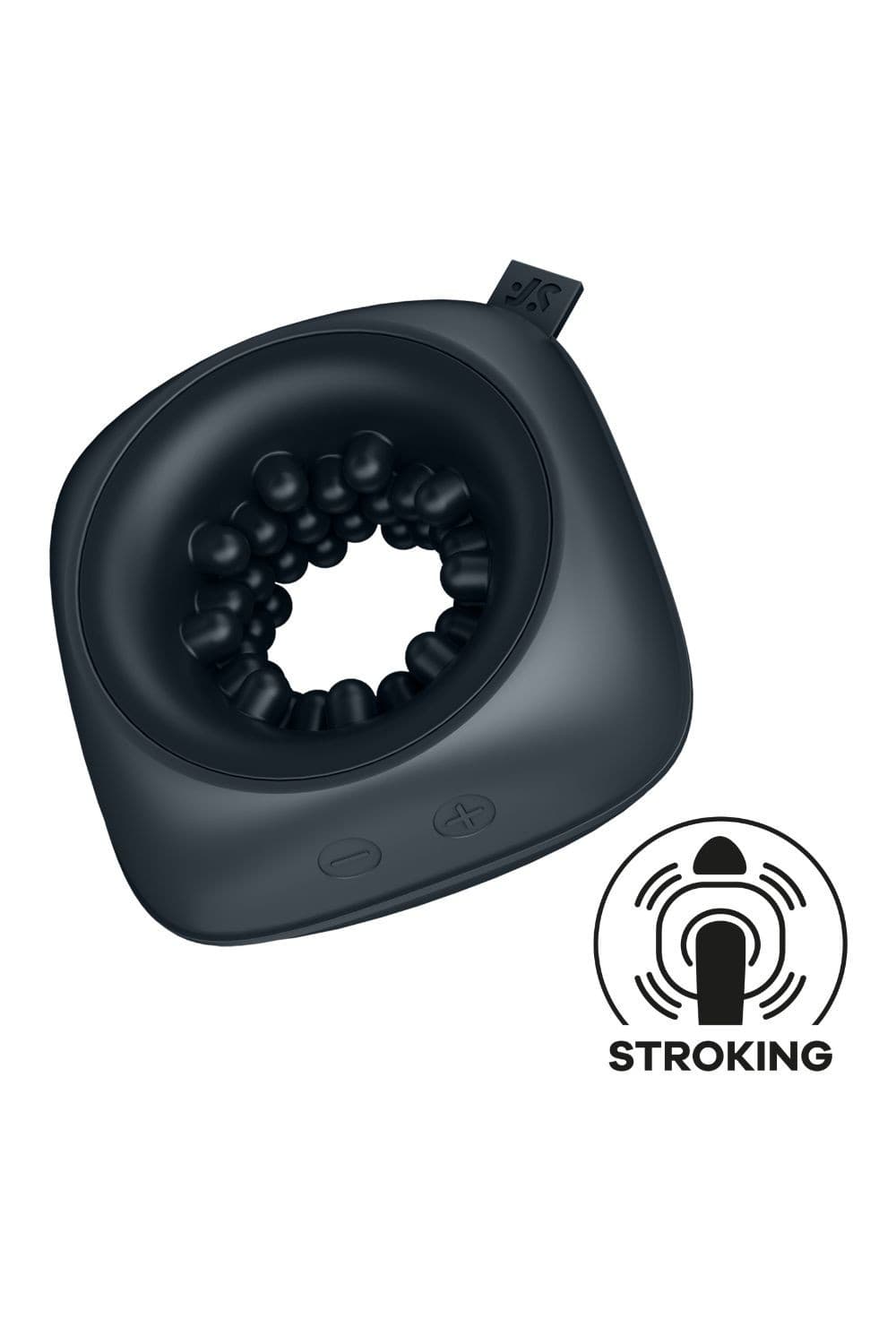 Masturbateur vibrant noir Ring Strocker - Satisfyer