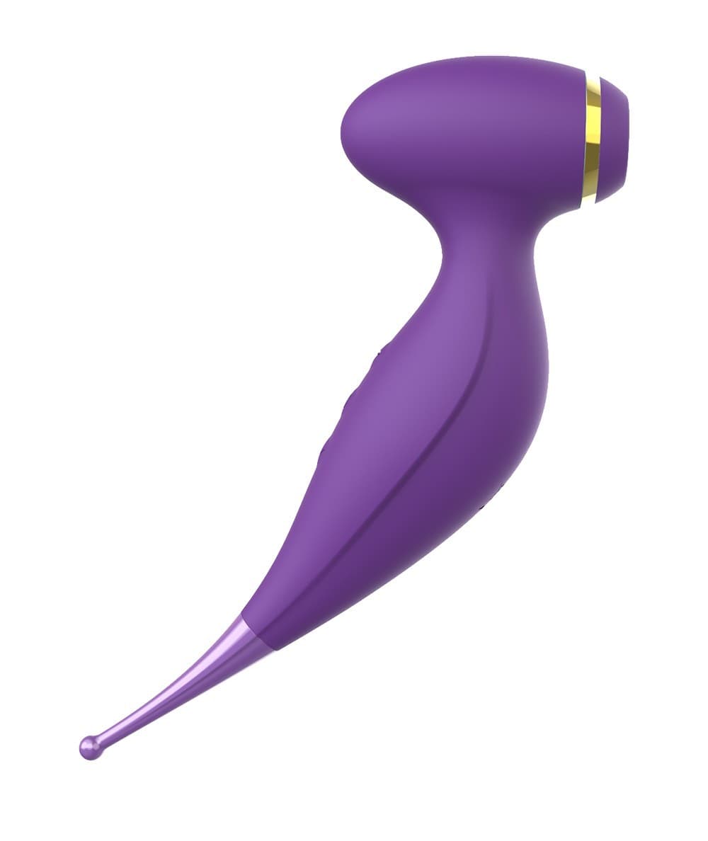 Oiseau du Paradis - Vibromasseur 2 en 1 avec vibration violet