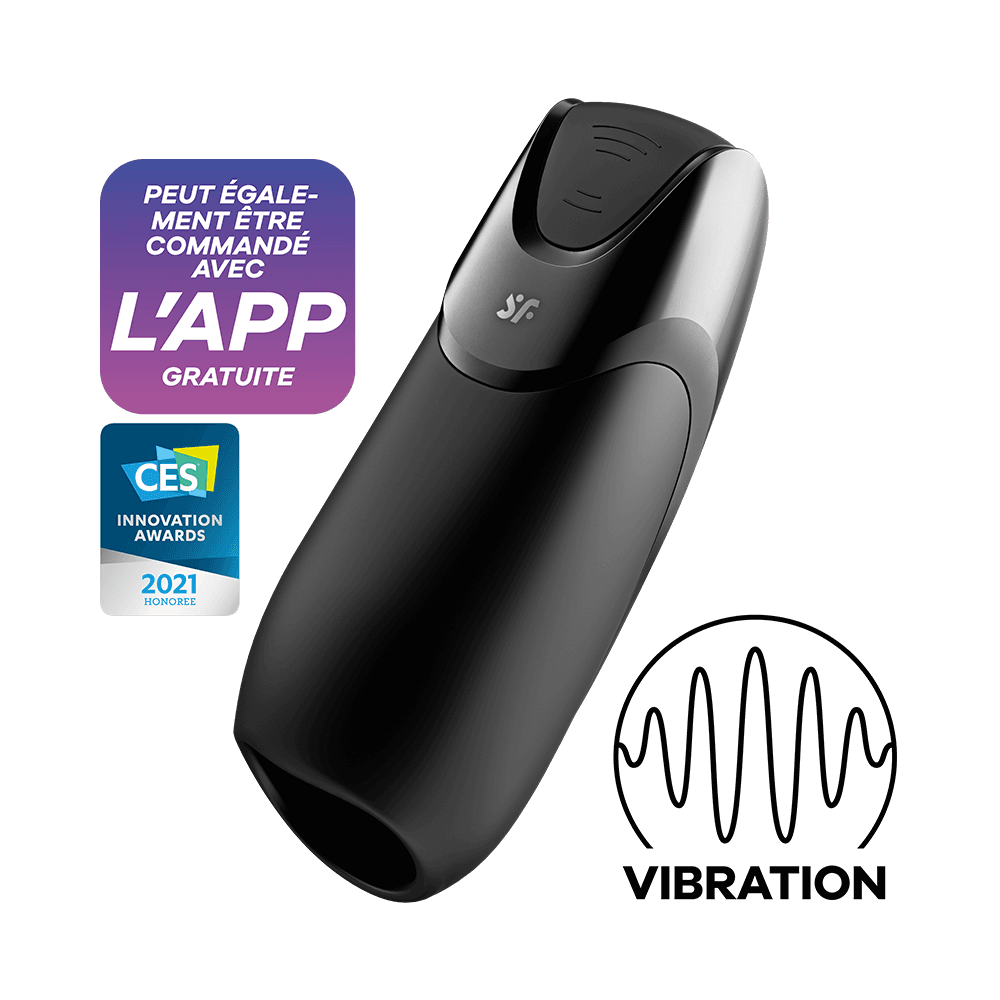 Masturbateur connecté vibrant USB Men Vibration Satisfyer - CC597816