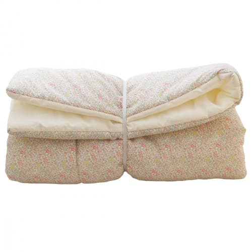 Tapis d'éveil bébé fille grand format en Liberty Katie et Millie