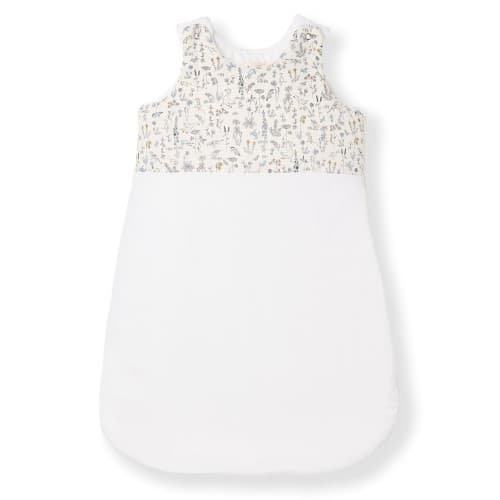 Gigoteuse garçon ou fille en Liberty Alice bleu et percale de coton