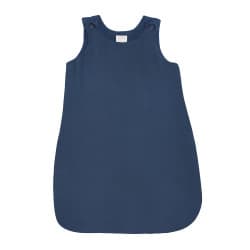 Gigoteuse été 24 36 mois en gaze de coton bio bleu profond