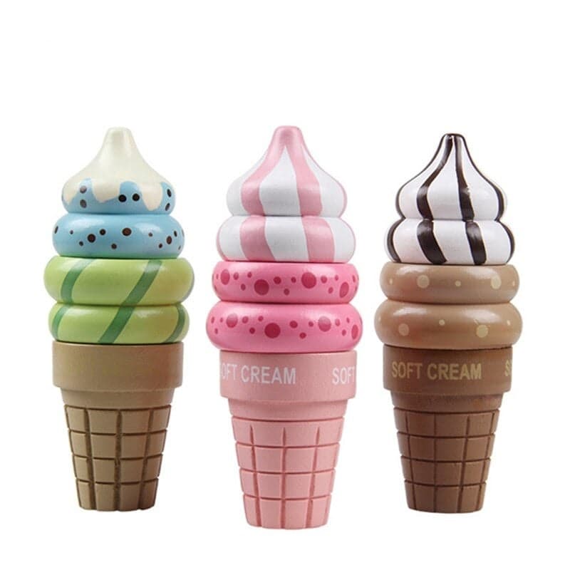 Jouet Cuisine en Bois Glace Magnétique