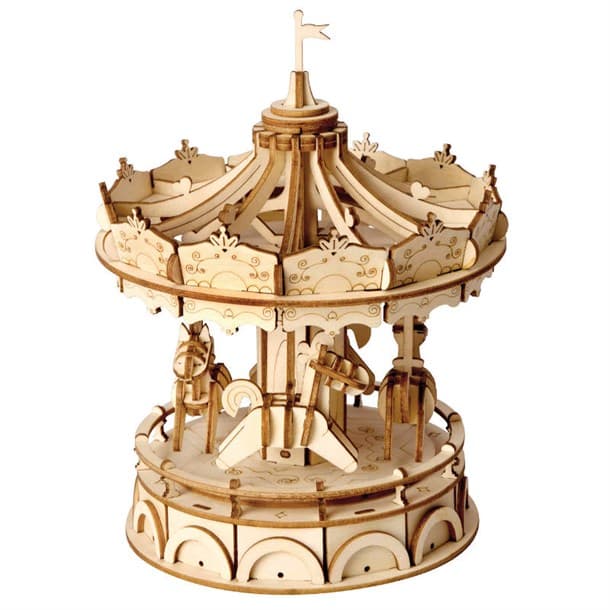 Puzzle 3D en Bois Carrousel