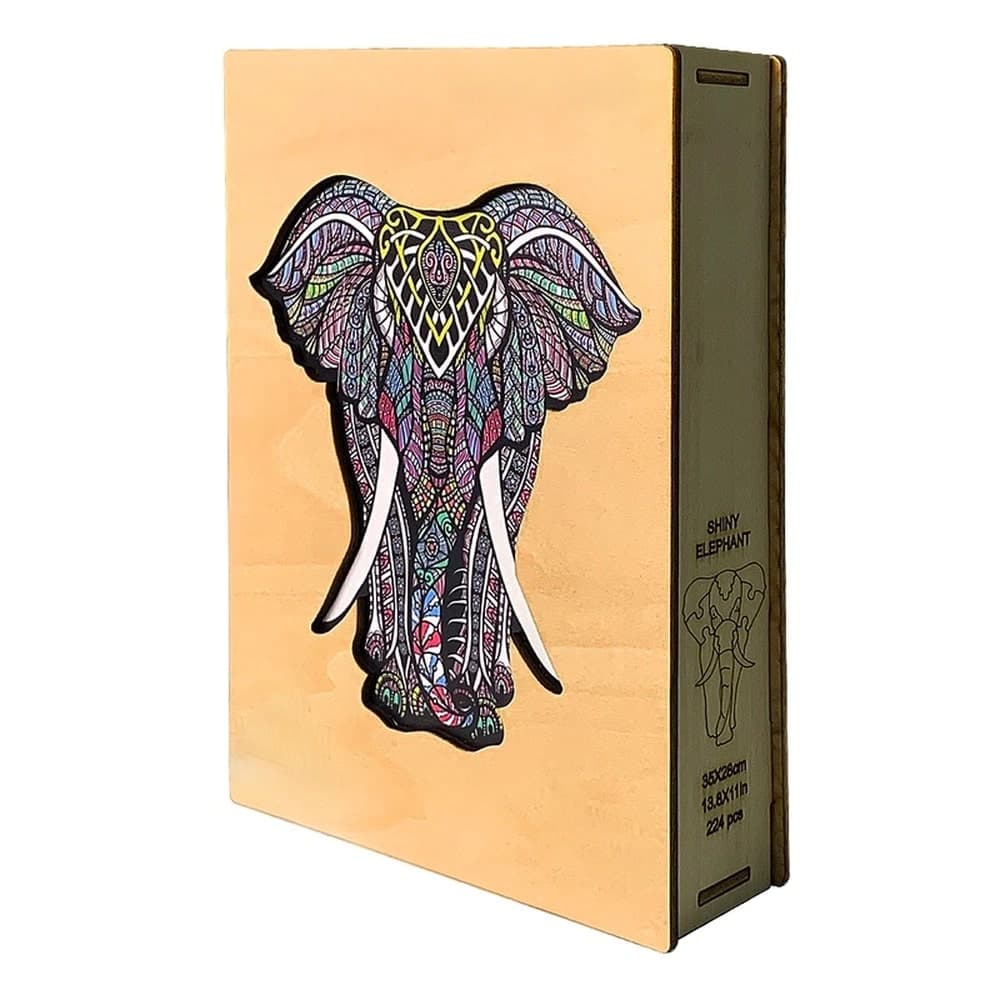 Puzzle en Bois Éléphant M