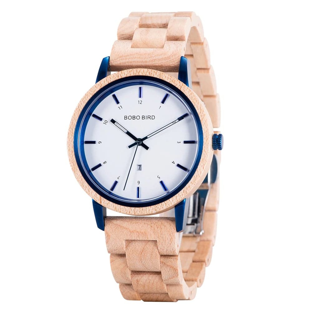 Montre en Bois de Chêne Pour Femme
