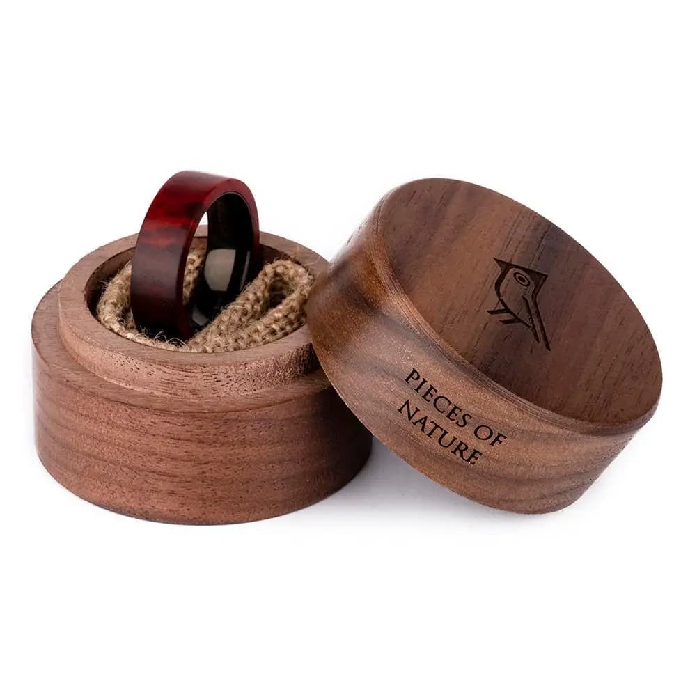 Bague en Bois Artisanale 12.5