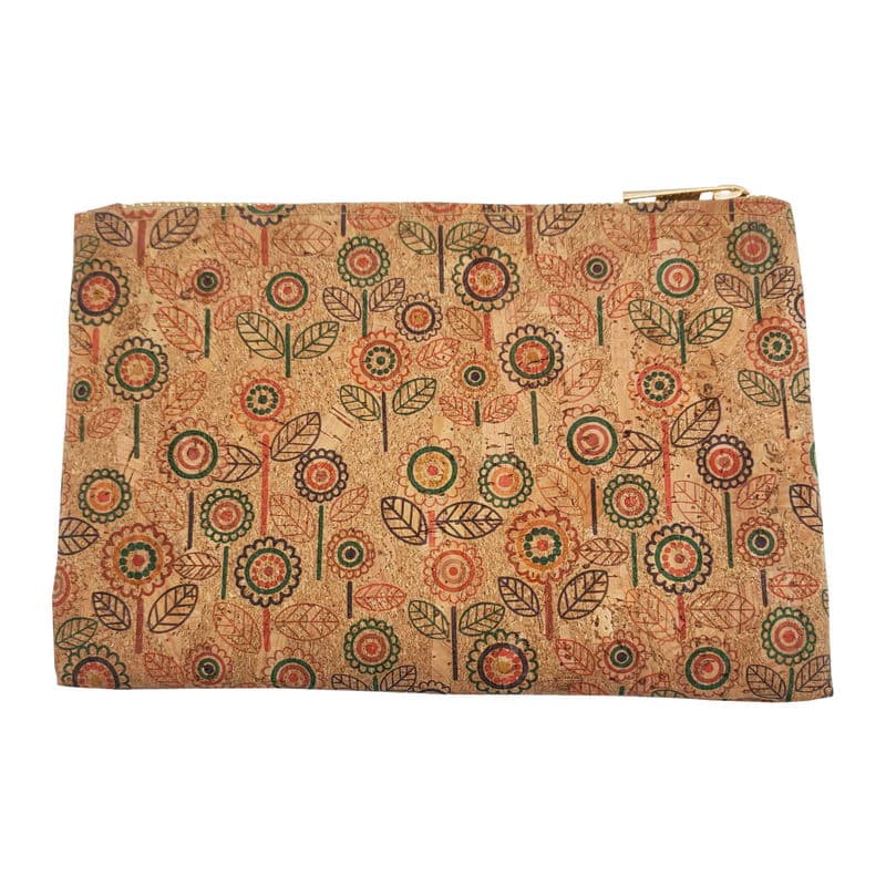 Pochette en Liège Fleur de Tournesol