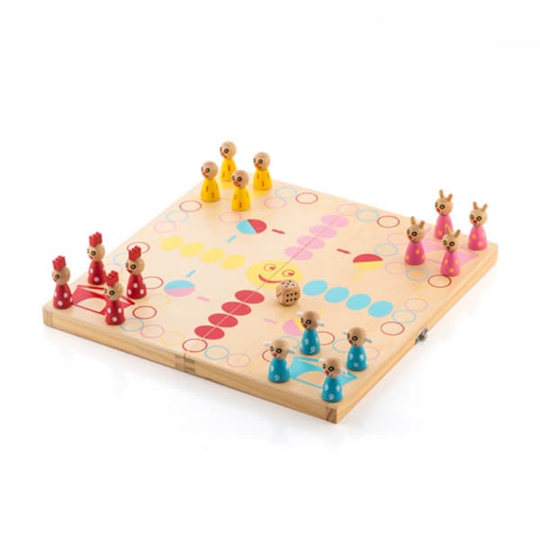 Jeu de Plateau en Bois pour Enfants