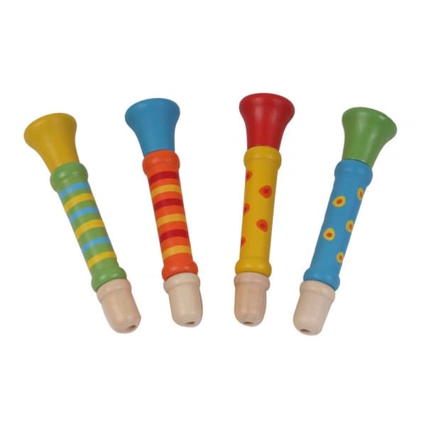 Trompette en Bois (4 pièces)