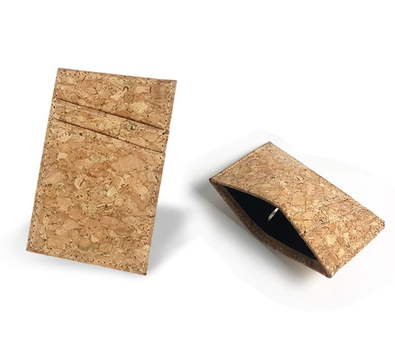 Porte-cartes en Grain de liège vertical