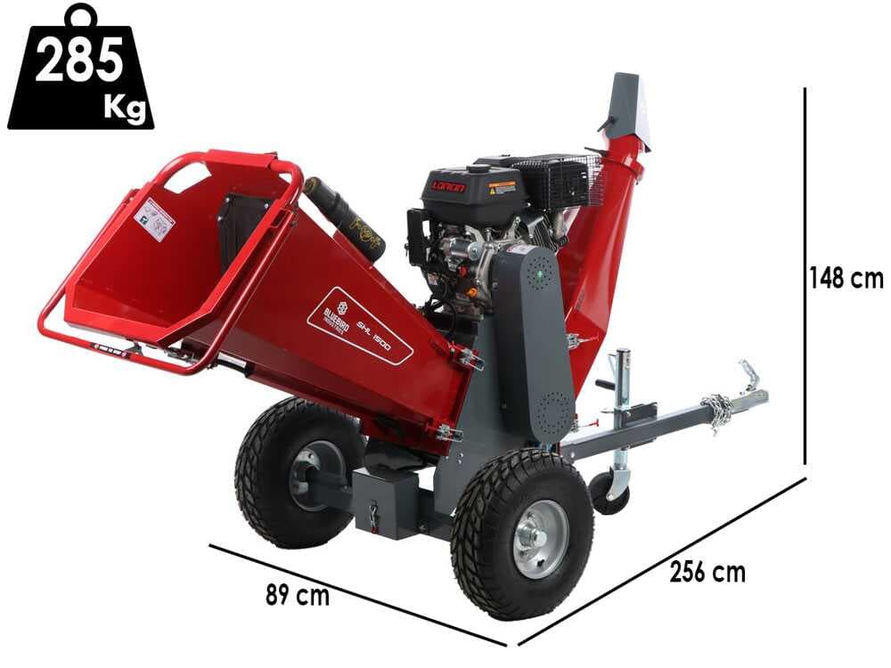 Blue Bird SHL 1500 â Benzin-HĂ€cksler â Motor Loncin G420FD