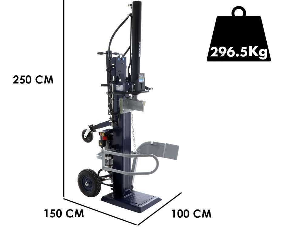 BullMach BM-LS- E 22 V â Elektro-Holzspalter â 22 Tonnen