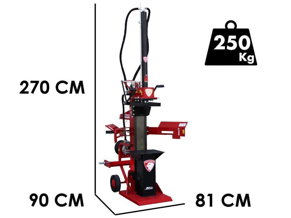 Ceccato BULL SPLT13.11 – Holzspalter für Traktor- stehend – 13t – Kolbenhub 1100 mm