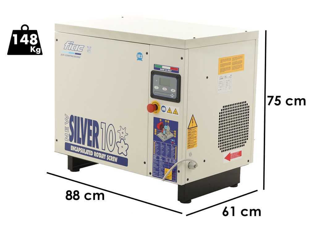 Fiac New Silver 10 â Schraubenkompressor â Max.Druck 10 bar