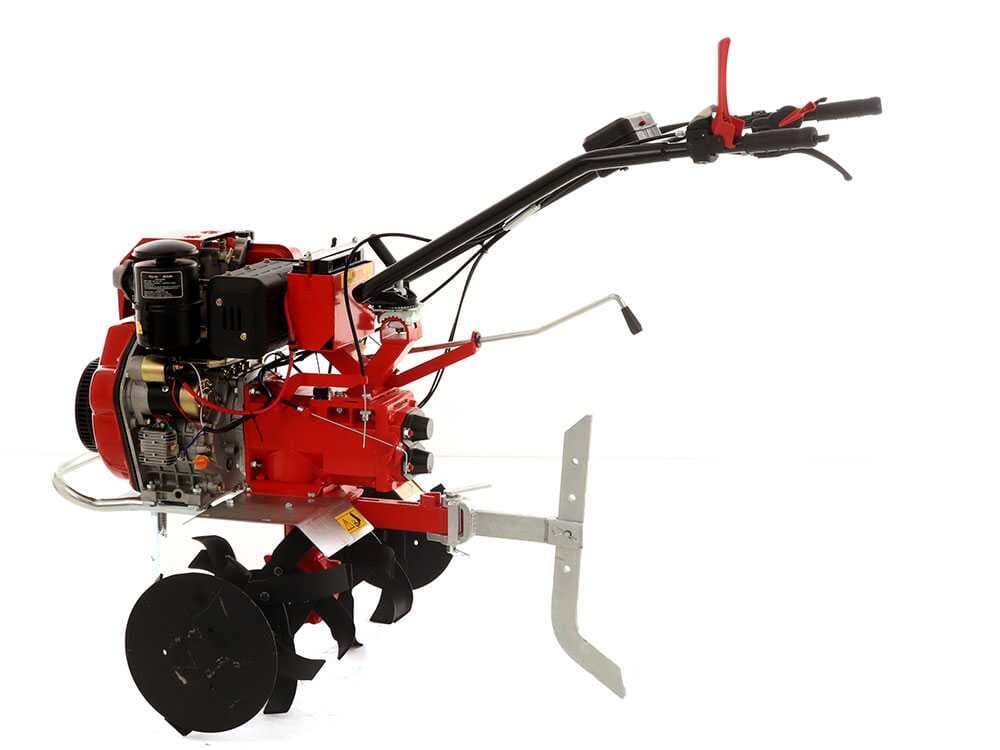GroĂe Diesel-Motorhacke 10 PS â Diesse DS 84 â DS11 AE mit Elektrostarter