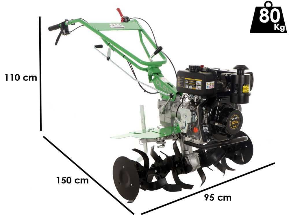 Motorhacke Lampacrescia MGM DL812 â Motor Loncin