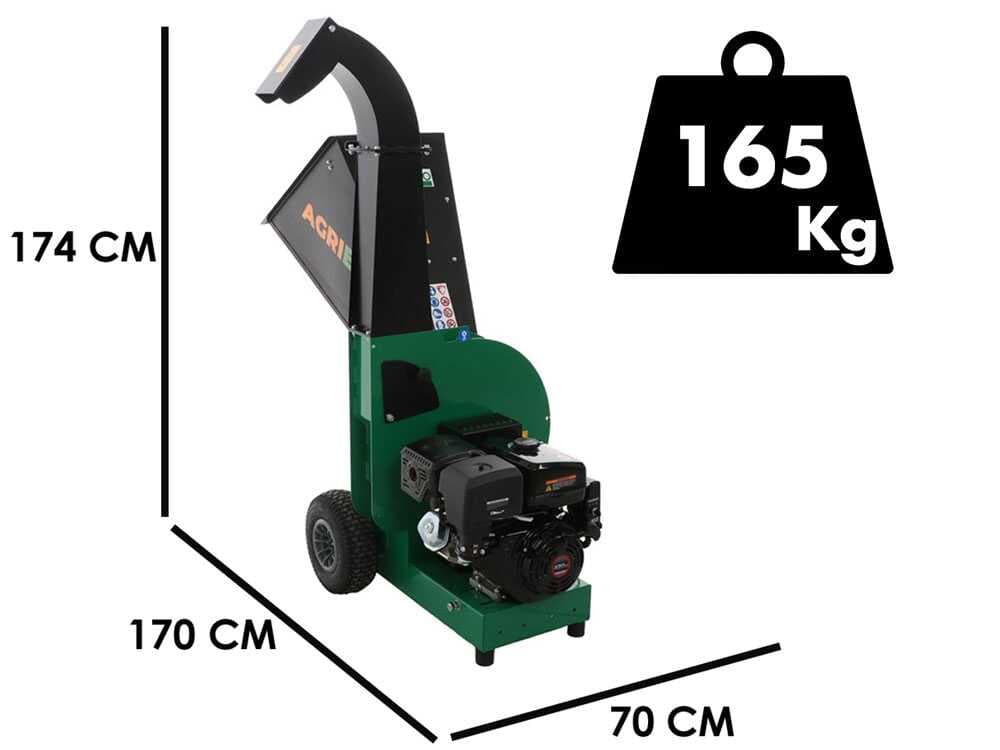 Premium Line BIGCH420 â HĂ€cksler mit Benzinmotor â Loncin G420F â Elektrostarter