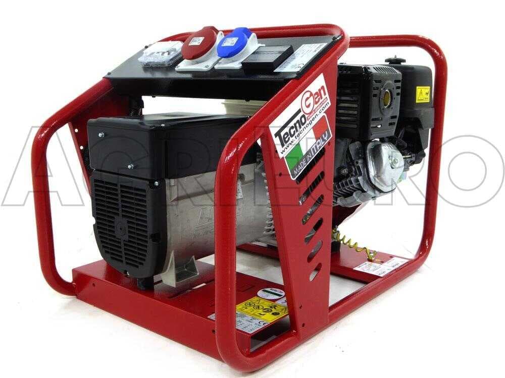 TecnoGen H8000T – Benzin-Stromerzeuger 6 kW -Dauerleistung 5.4 kW – 400V