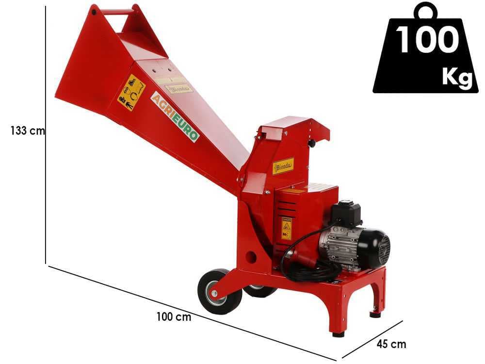 Top Line BIONDA – Elektrischer Häcksler – 400V Motor