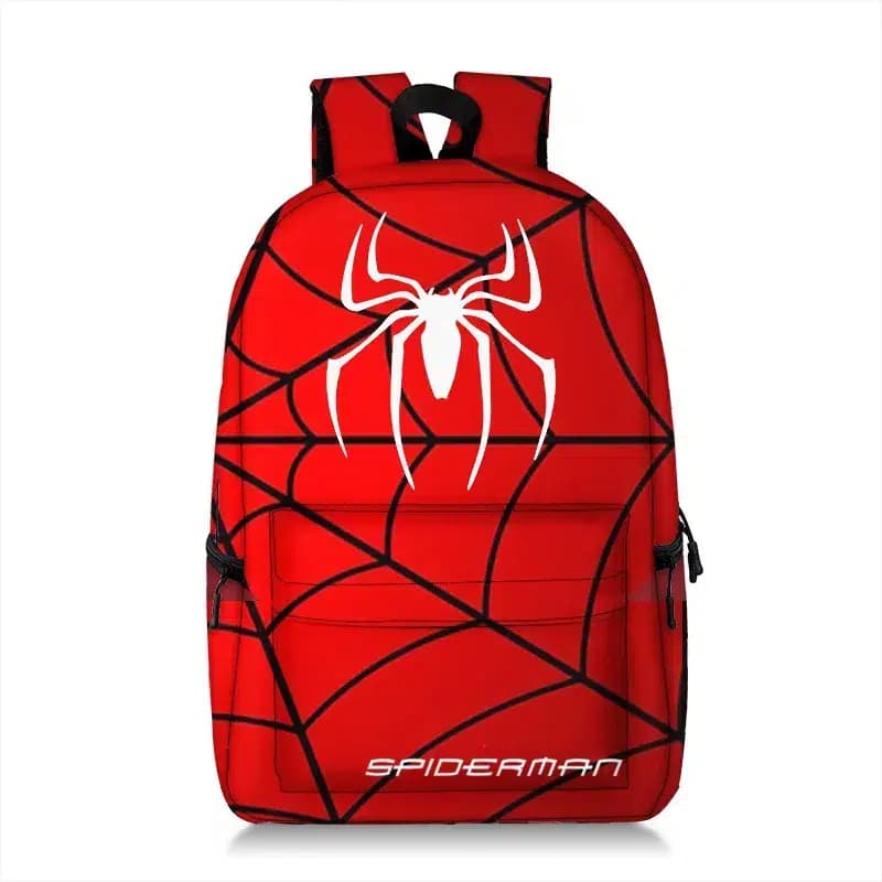 Spiderman rugzak rood met spinnenweb