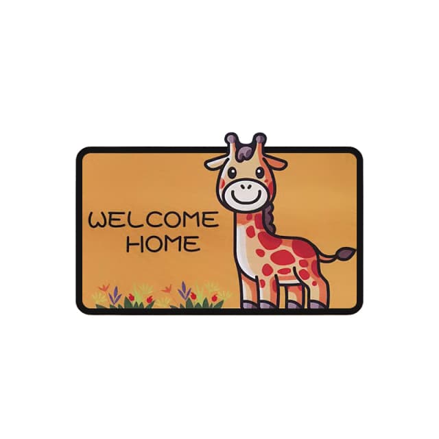Paillasson antidérapant girafe