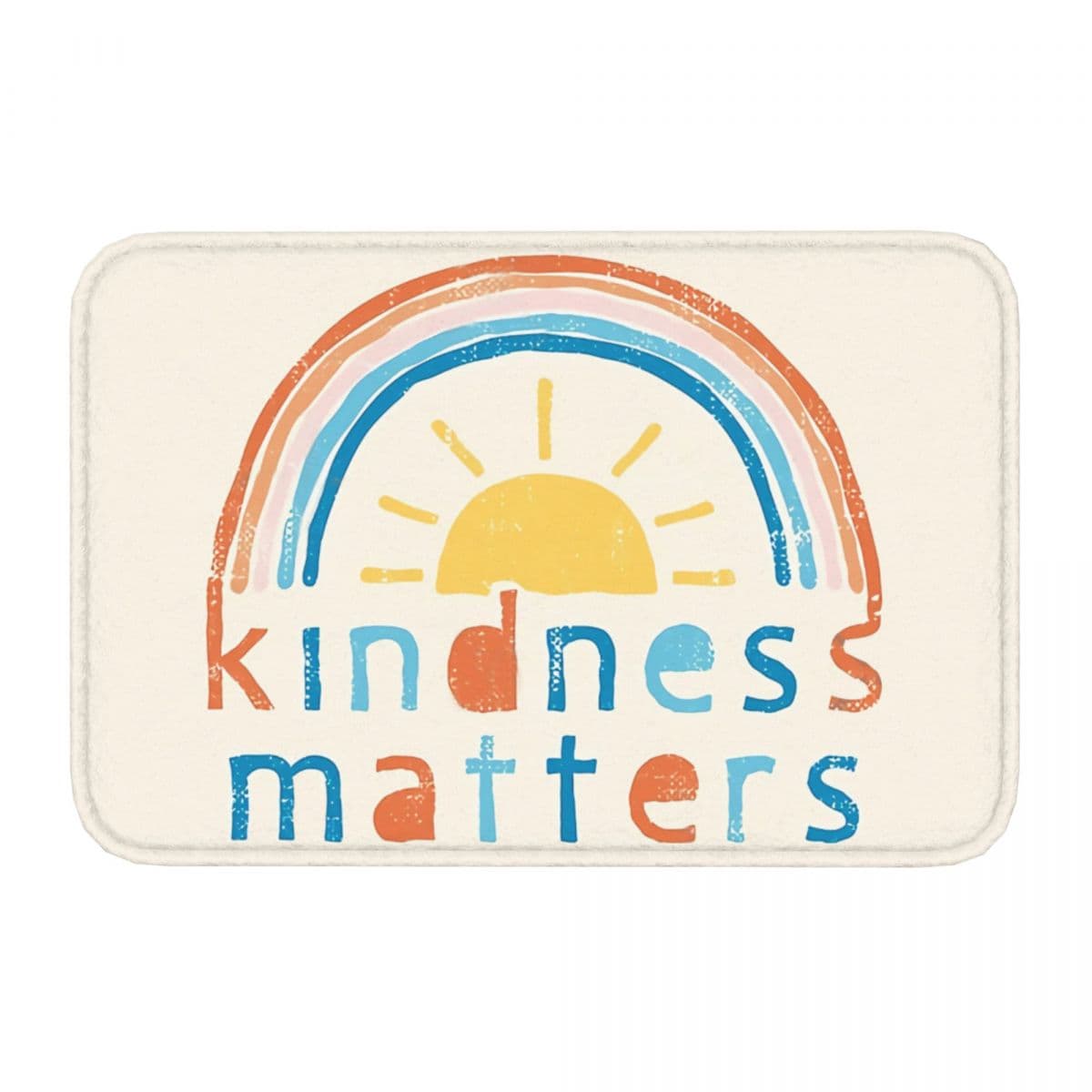 Paillasson arc-en-ciel Kindness matters