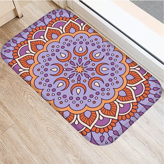 Paillasson FengShui mandala violet