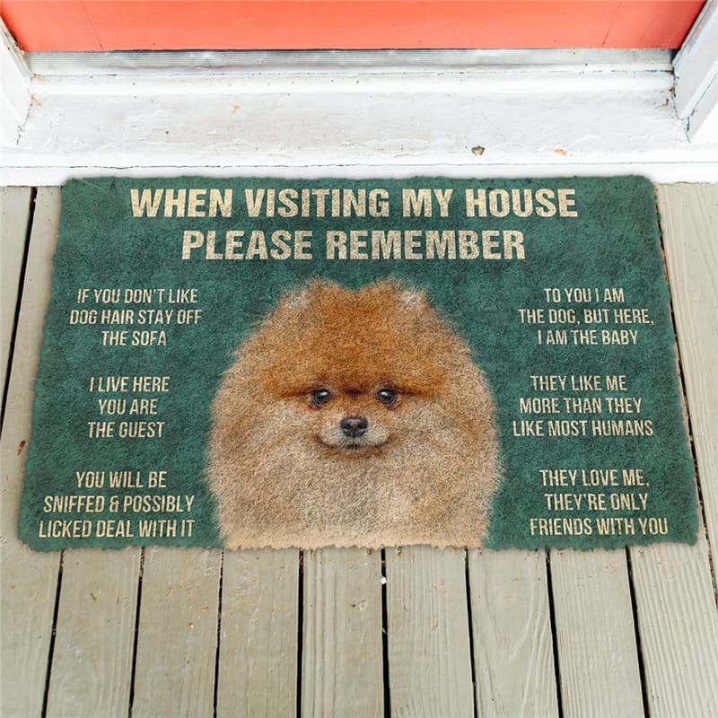 Paillasson humoristique spitz nain