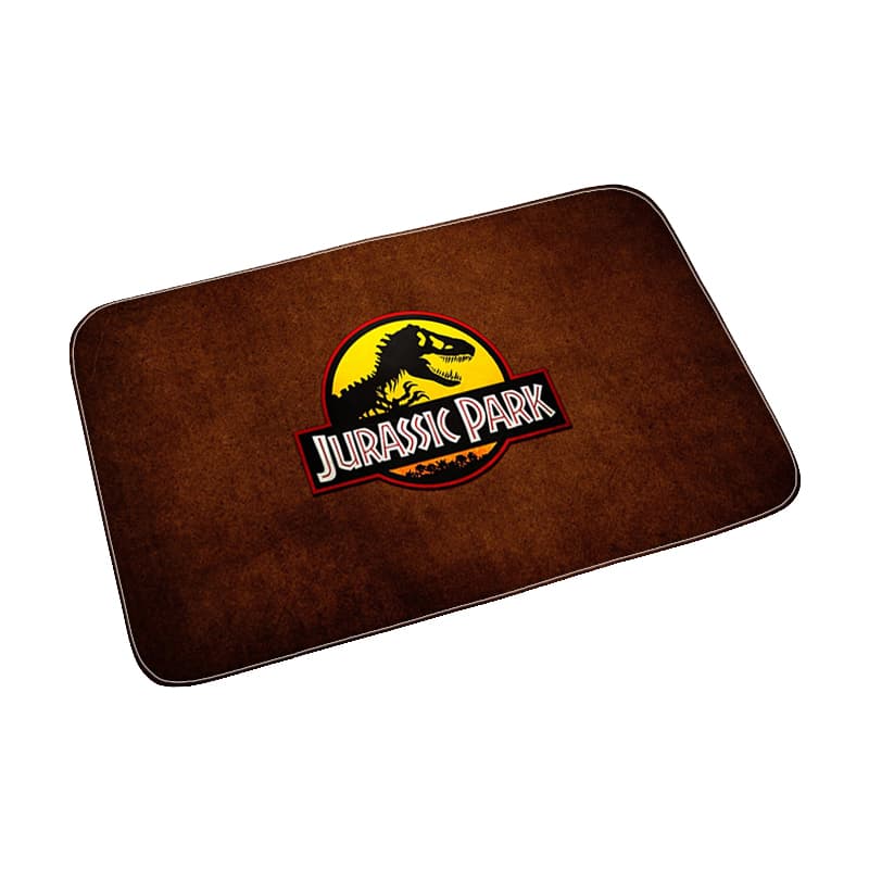 Paillasson Jurassic Park marron - M