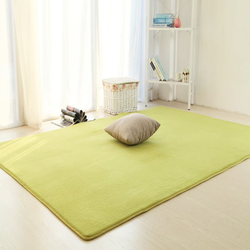 Tapis vert clair rectangulaire - 60x160 cm