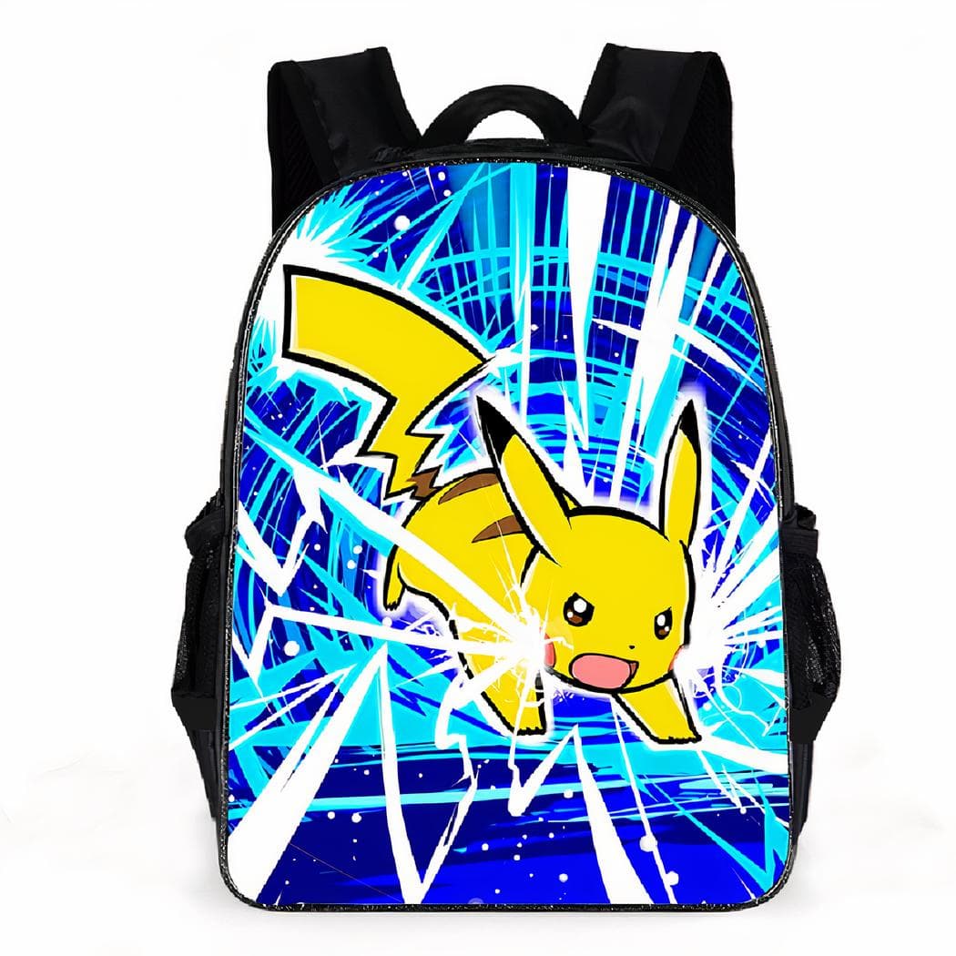 Sac à dos Pikachu coloré - bleu