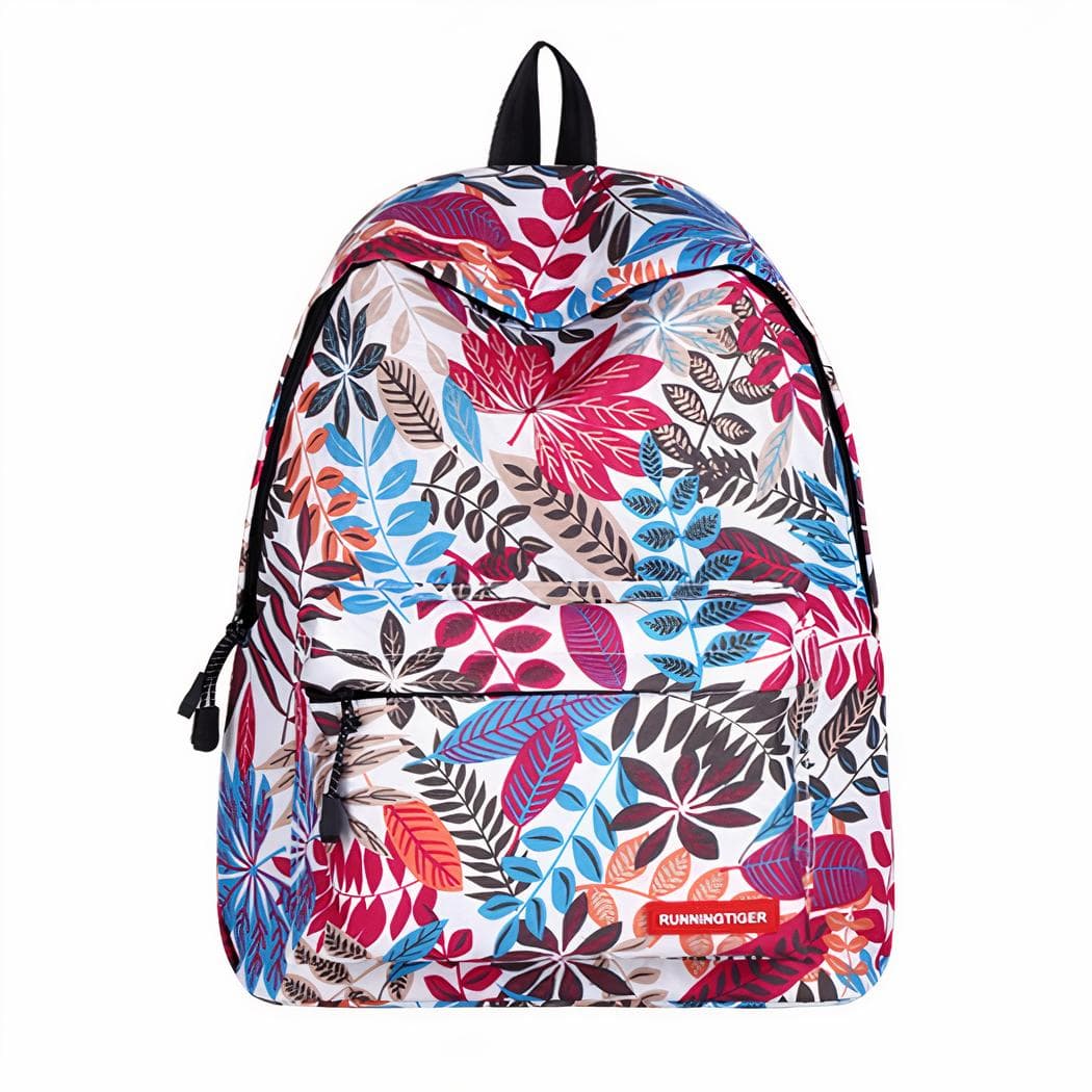 Sac à dos à motifs tropicaux - multicolore