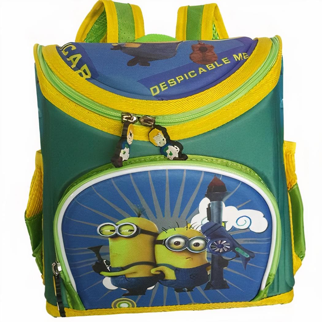 Sac à dos dépliable pour enfant avec différents héros - jaune