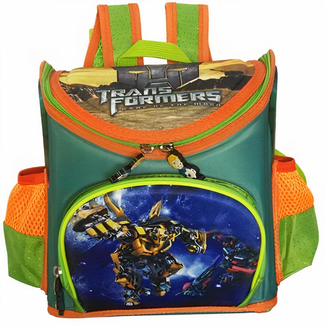 Sac à dos dépliable pour enfant avec différents héros - vert