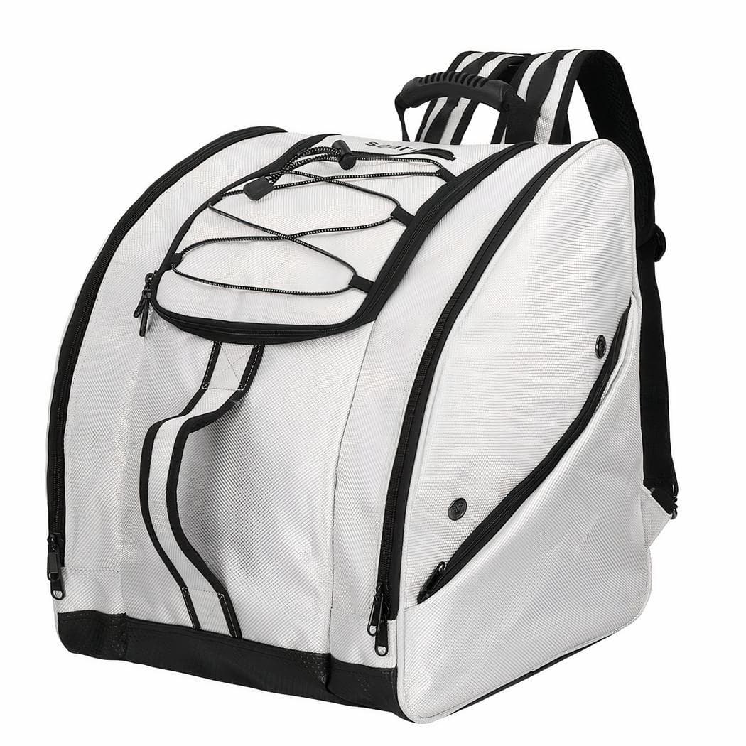 Sac à dos de ski étanche de grande capacité - blanc