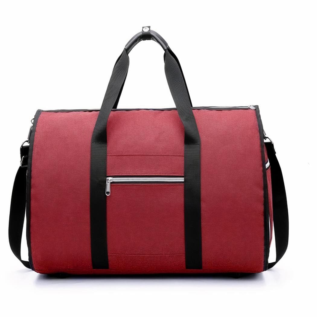 Sac de voyage polochon 2 en 1 - rouge