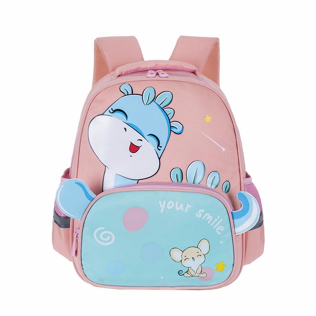 Sac à dos de dessin animé dinosaure pour petite fille - beige