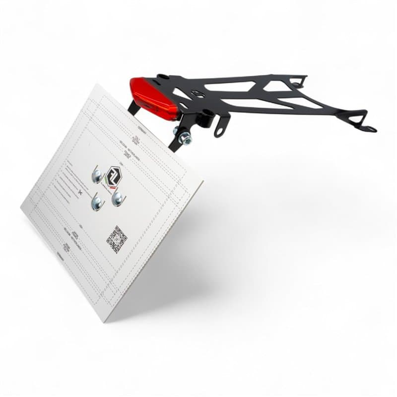 GasGas-Compatible - Retractable Plateholder - Black - Fits on GasGas MC/EC 2021-23