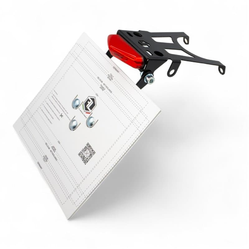 Beta-Compatible - Retractable Plateholder - Black - Fits on Beta RR 2020-25