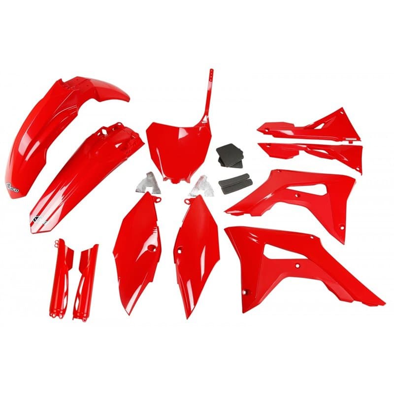 Honda UFO Plastic Kit CRF 250R 2018-21 - CFR 450R 2017–20 - Red