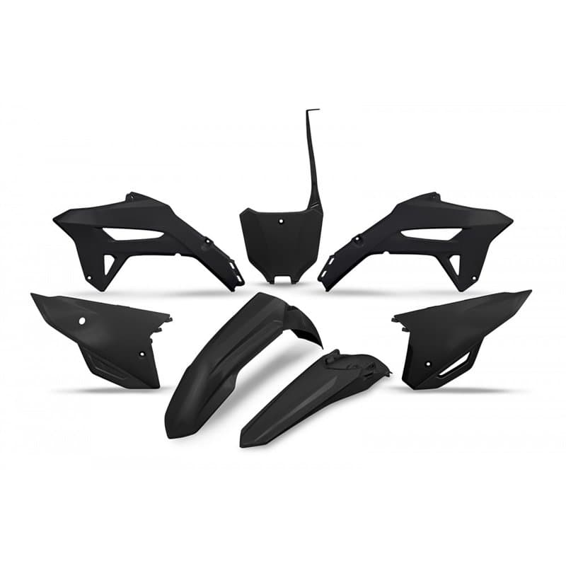 Honda UFO Plastic Kit CRF 250R 2014-17 - CFR 450R 2013–16 - Black